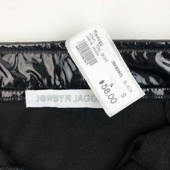 JORDYN JAGGER S black vinyl mini skirt - Picture 4 of 5